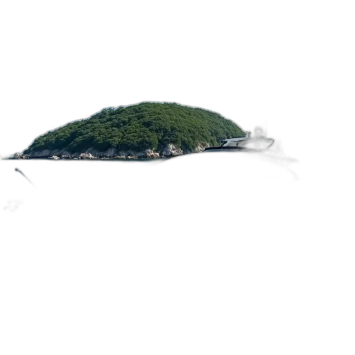 tree, umbrella, hat, crown, photorealistic, 3d render, concept art, fog transparent PNG cut-out