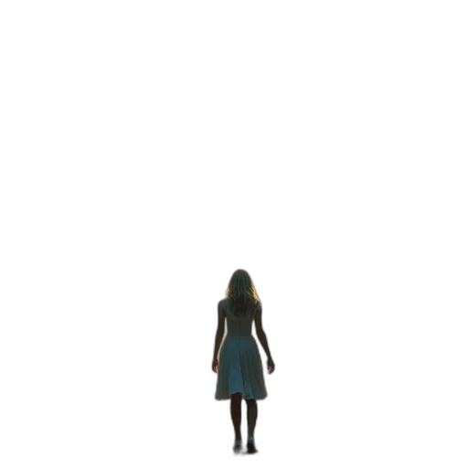 dress, robot, jacket, hair transparent PNG cut-out