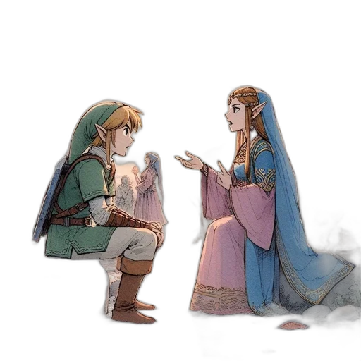 dress, sword, weapon, concept art, watercolor, fantasy art, pixel art, snow transparent PNG cut-out