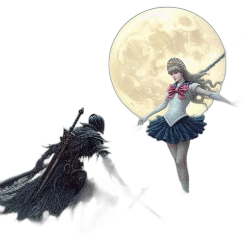 sword, weapon, staff, concept art, fantasy art, anime, comic book art, outer space transparent PNG cut-out