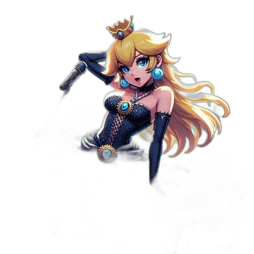 crown, weapon, staff, robot, concept art, pixel art, anime, fantasy art transparent PNG cut-out