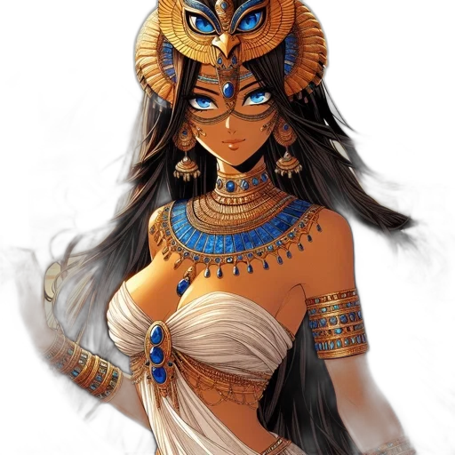 jewelry, mask, crown, face, fantasy art, concept art, comic book art, photorealistic transparent PNG cut-out