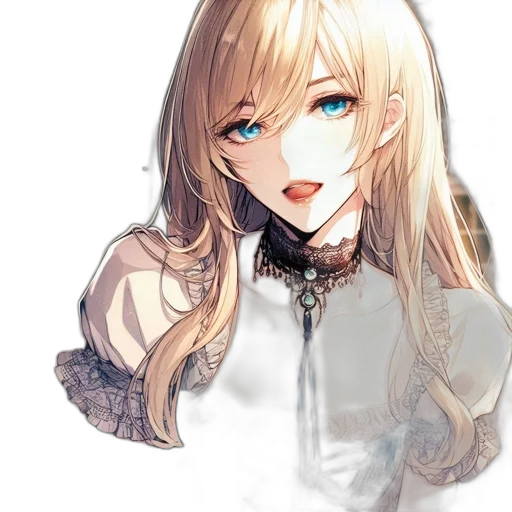 staff, face, dress, sword, anime, fantasy art, pixel art, photorealistic transparent PNG cut-out