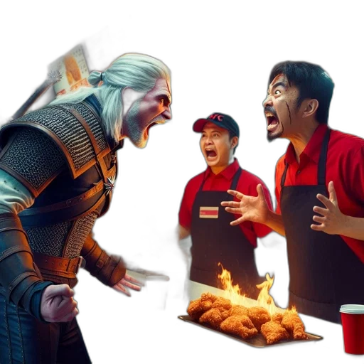 food, dragon, concept art, fantasy art, 3d render, fire, witcher, character transparent PNG cut-out