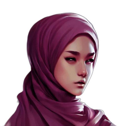 face, photorealistic, fantasy art, oil painting transparent PNG cut-out