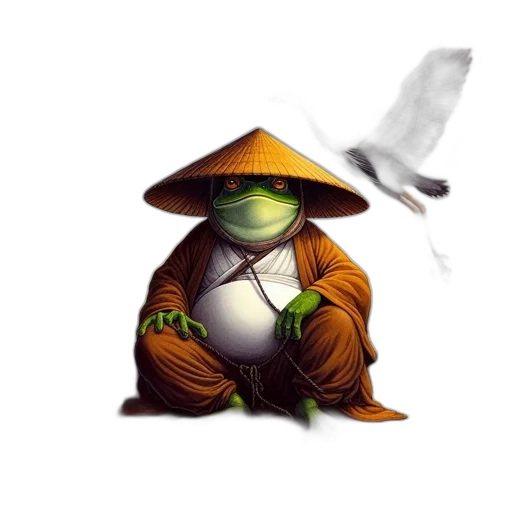 staff, dragon, mask, concept art, fantasy art, pixel art, photorealistic, frog transparent PNG cut-out