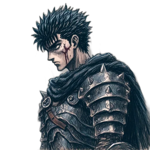 dragon, sword, face, weapon, fantasy art, concept art, anime, comic book art transparent PNG cut-out