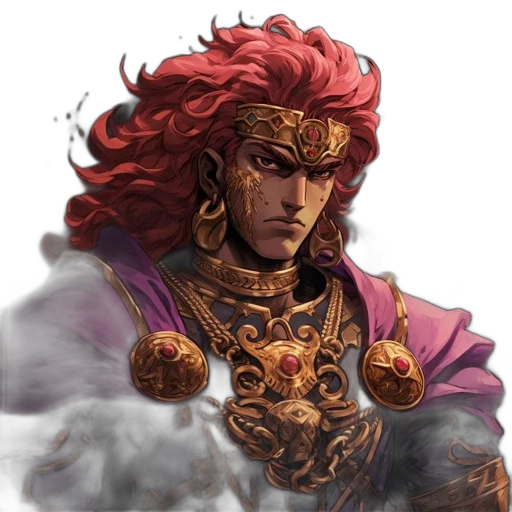 crown, sword, face, staff, fantasy art, concept art, pixel art, photorealistic transparent PNG cut-out