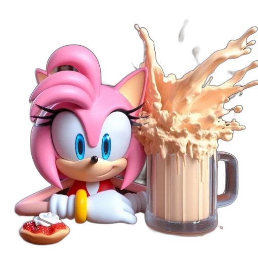 food, animal, weapon, concept art, 3d render, pixel art, vaporwave, anthropomorphic transparent PNG cut-out