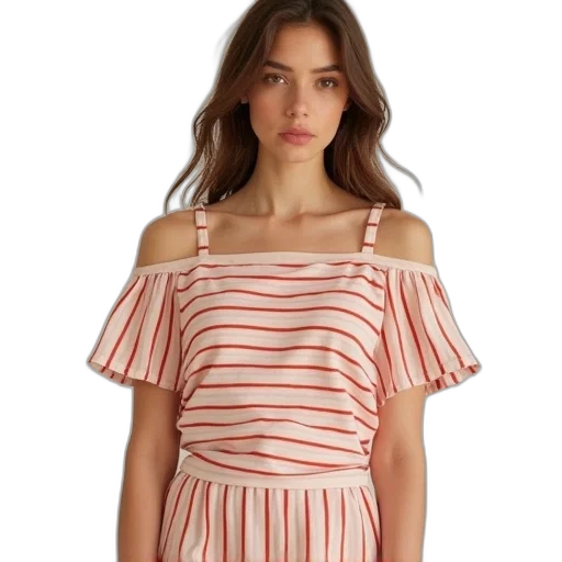 dress, pastel, earth tones, monochrome, stripe, top, new, york transparent PNG cut-out