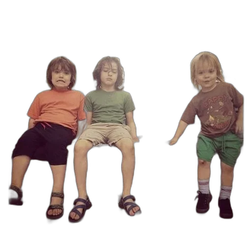 shoes, 3d render, photorealistic, concept art, watercolor, three, boys, sit transparent PNG cut-out