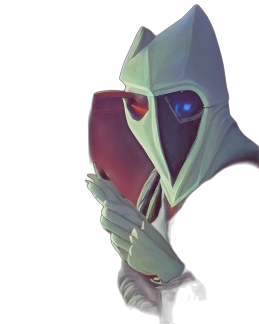 mask, robot, staff, sword transparent PNG cut-out