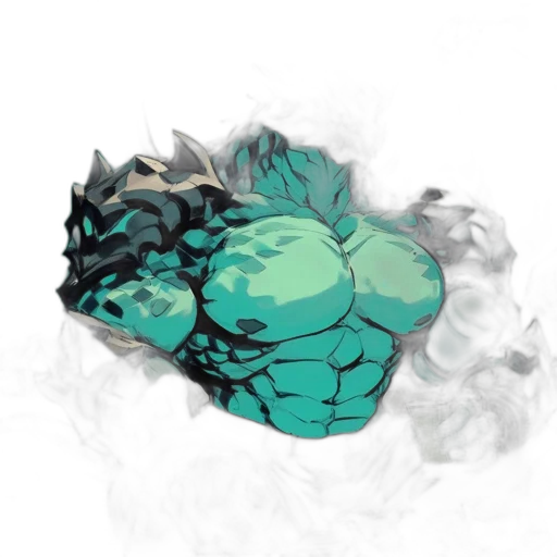 dragon, mask, crown, creature, concept art, pixel art, vaporwave, fantasy art transparent PNG cut-out