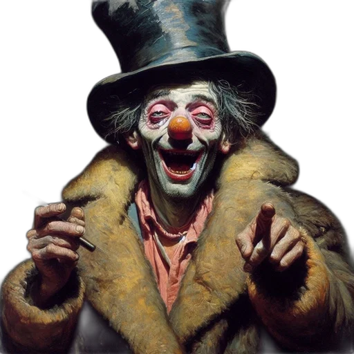 mask, face, creature, hat, photorealistic, concept art, eccentrically, costumed transparent PNG cut-out