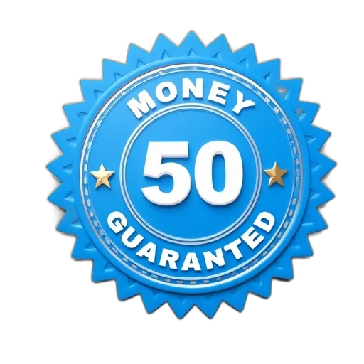 3d render, money, back, guarantee transparent PNG cut-out
