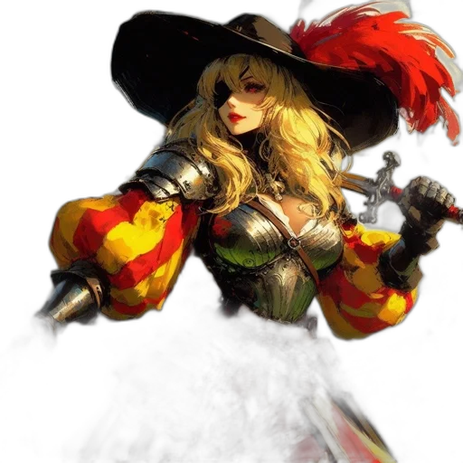 staff, weapon, fantasy art, concept art, comic book art, pixel art, red, female transparent PNG cut-out