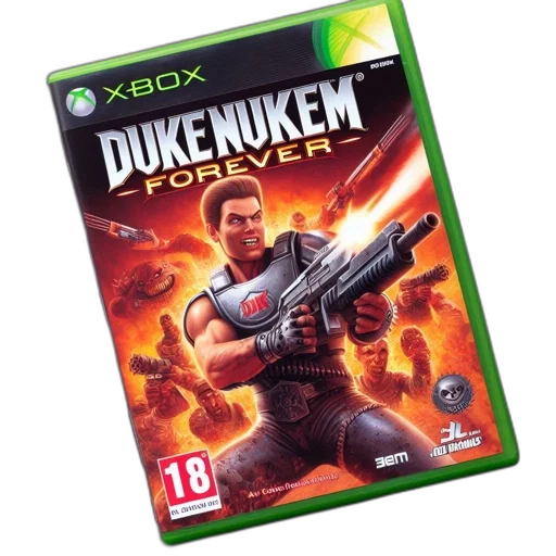 concept art, xbox, game, dukenukem, forever, has, rating, featuring transparent PNG cut-out