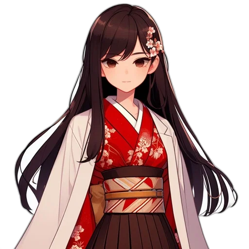 staff, dress, weapon, flower, pixel art, anime, concept art, fantasy art transparent PNG cut-out