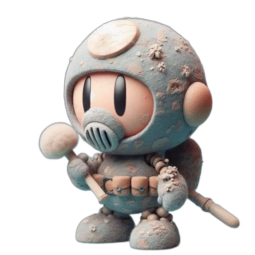 robot, weapon, creature, 3d render, concept art, outer space, animated, character transparent PNG cut-out