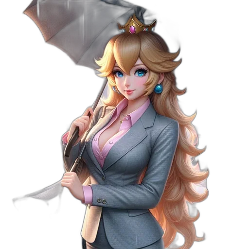 staff, weapon, umbrella, crown, concept art, fantasy art, 3d render, anime transparent PNG cut-out