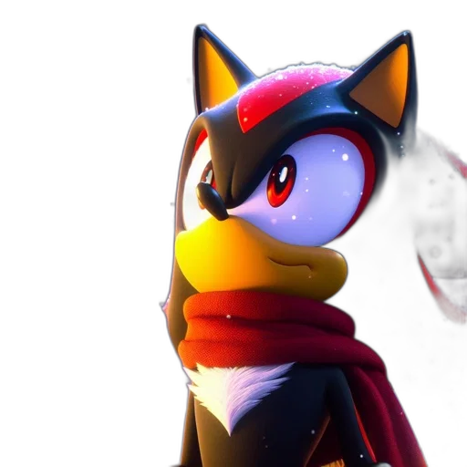 mask, animal, 3d render, concept art, pixel art, fantasy art, red, shadow transparent PNG cut-out