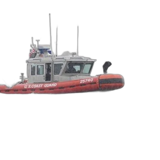 weapon, 3d render, coast, guard, boat, number, 25740, navigating transparent PNG cut-out