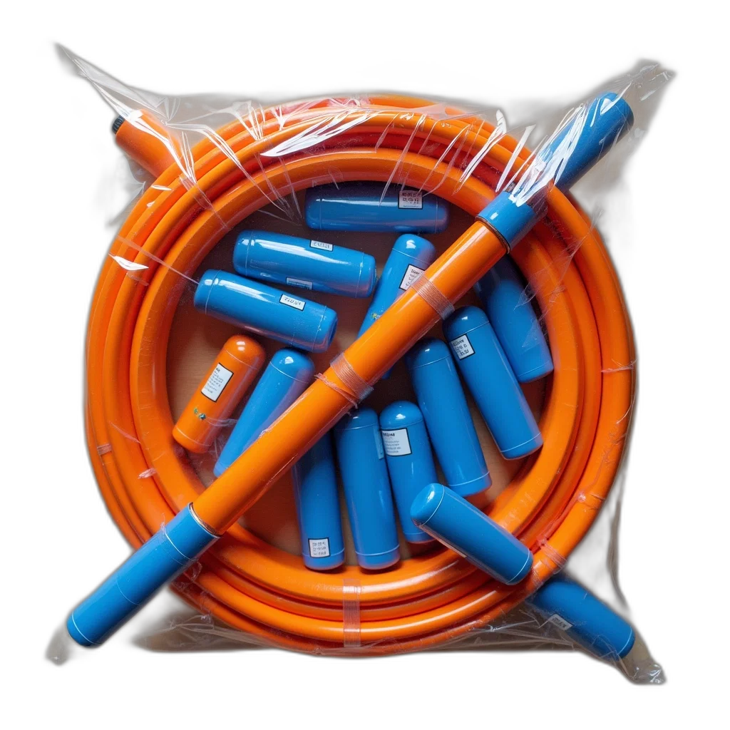 weapon, food, 3d render, neon lights, neon, blue, collection, orange transparent PNG cut-out