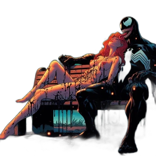 robot, comic book art, concept art, cyberpunk, fantasy art, neon lights, fire, outer space transparent PNG cut-out