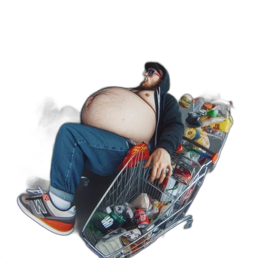 food, jacket, furniture, robot, concept art, photorealistic, man, casual transparent PNG cut-out