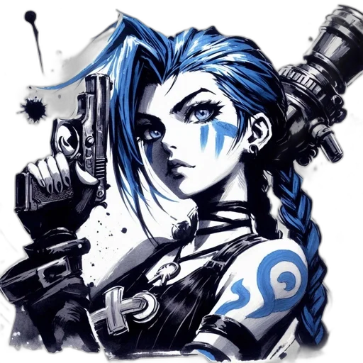 weapon, staff, comic book art, concept art, pixel art, anime, blue, animated transparent PNG cut-out