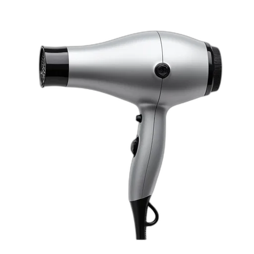 staff, weapon, hair, photorealistic, silver, dryer, black, handle transparent PNG cut-out