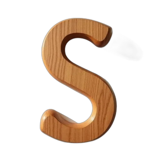 furniture, shoes, food, sword, 3d render, wooden, letter, smooth transparent PNG cut-out