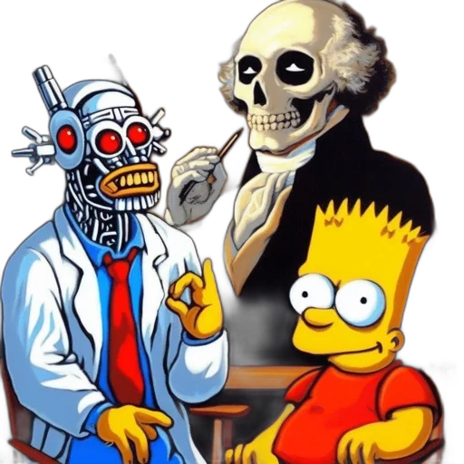 robot, mask, pixel art, concept art, cartoon, comic book art, fire, outer space transparent PNG cut-out
