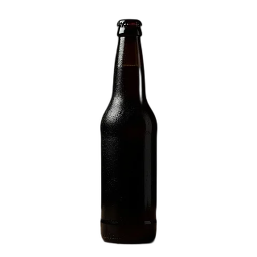 bottle, jacket, food, crown, 3d render, photorealistic, black, bear transparent PNG cut-out