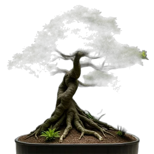 tree, 3d render, photorealistic, concept art transparent PNG cut-out