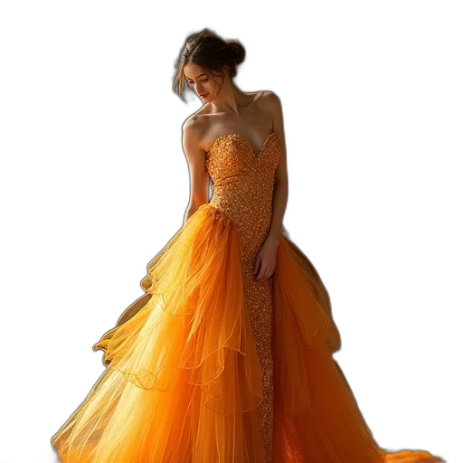 dress, photorealistic, fantasy art, concept art transparent PNG cut-out