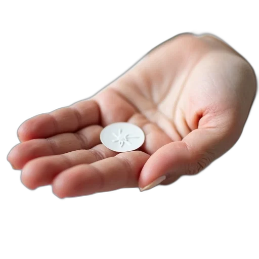jewelry, 3d render, close-up, person, hand, small, white, circular transparent PNG cut-out