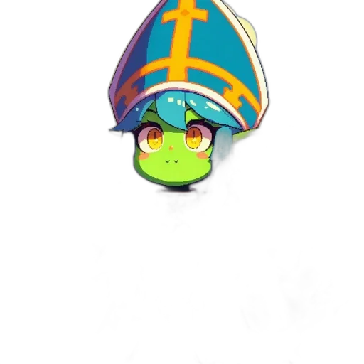 hat, crown, jewelry, staff, pixel art, fantasy art, concept art, 3d render transparent PNG cut-out