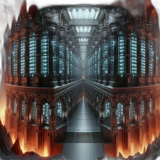 building, robot, 3d render, concept art, cyberpunk, photorealistic, city street, outer space transparent PNG cut-out