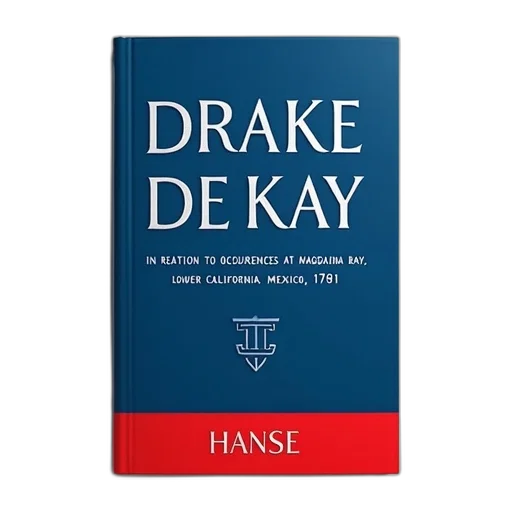book, cover, blue, background, featuring, title, drake, kay transparent PNG cut-out