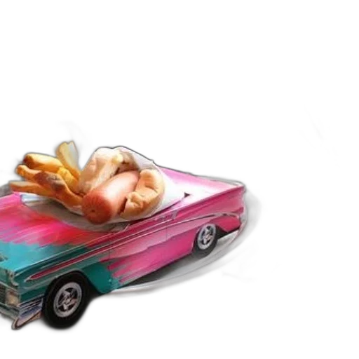 car, hair, concept art, photorealistic, vaporwave, 3d render, creative, hot transparent PNG cut-out