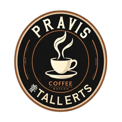 praxis, coffee, roasters, logo transparent PNG cut-out