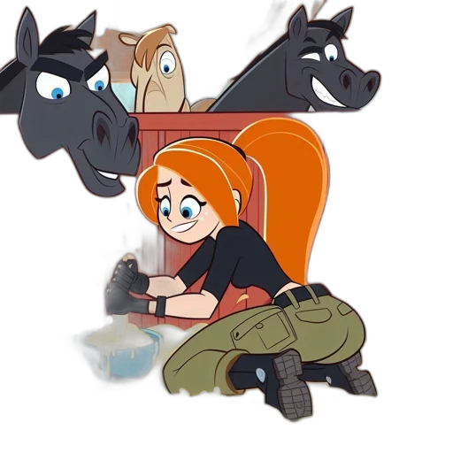 animal, concept art, cartoon, fantasy art, pixel art, underwater, fire, forest transparent PNG cut-out