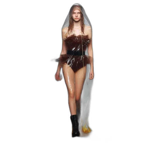 dress, concept art, photorealistic, fantasy art, 3d render, earth tones, dark, photo transparent PNG cut-out