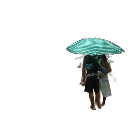 umbrella, hat, dress, staff, 3d render, concept art, photorealistic, vaporwave transparent PNG cut-out