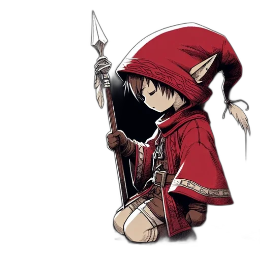 staff, sword, weapon, pixel art, fantasy art, concept art, anime, red transparent PNG cut-out