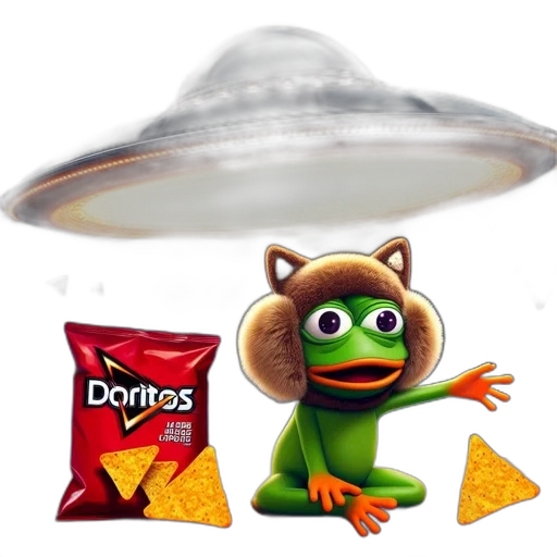food, creature, hat, animal, concept art, 3d render, outer space, advertisement transparent PNG cut-out
