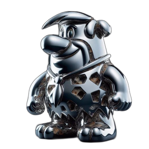 robot, jewelry, crown, 3d render, concept art, monochrome, rendered, chrome-like transparent PNG cut-out
