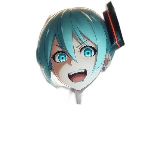 weapon, staff, face, mask, anime, 3d render, cartoon, concept art transparent PNG cut-out
