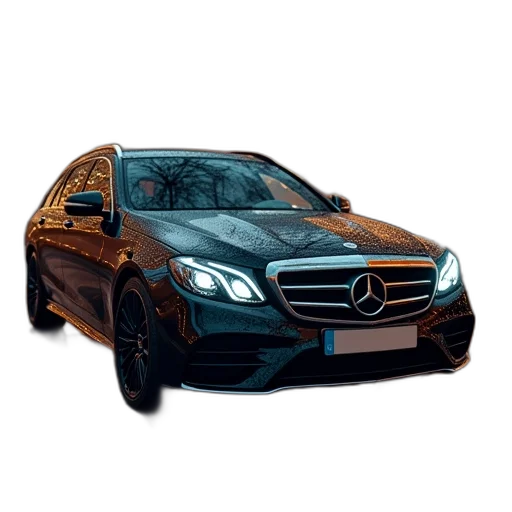 car, 3d render, photorealistic, mercedes transparent PNG cut-out